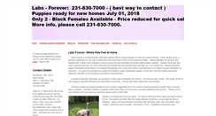Desktop Screenshot of labs-forever.com
